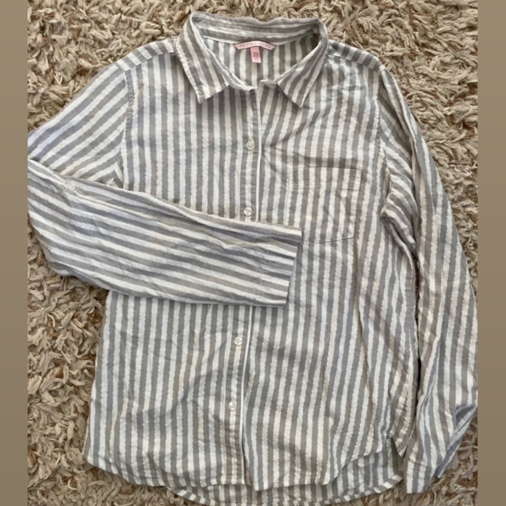 Victoria’s Secret L/S Button-down PJ Top